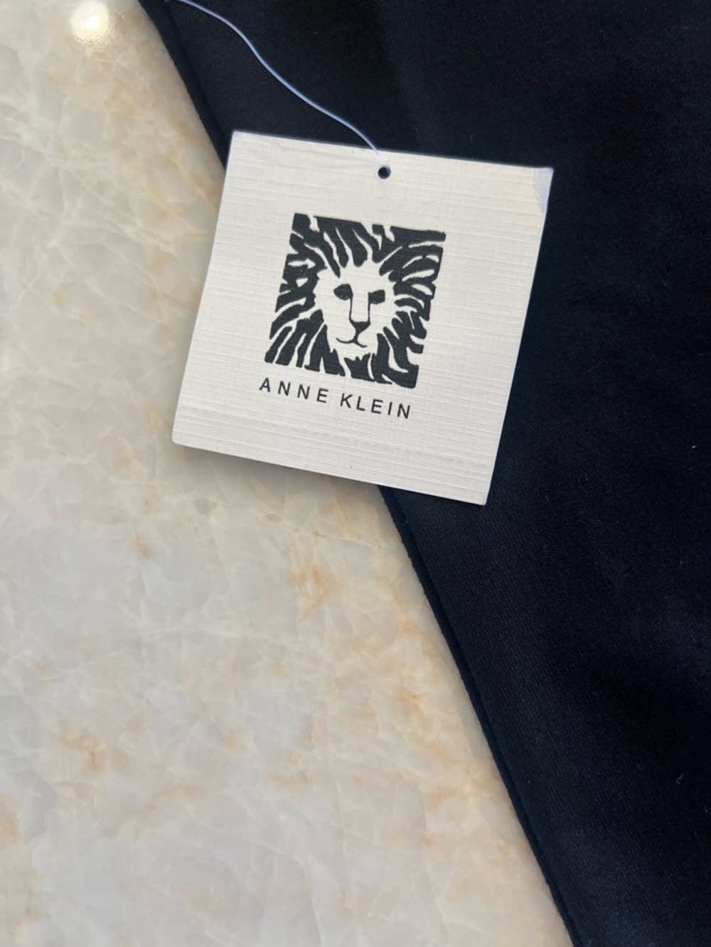 Anne Klein Black Sleeveless Tank with Shoulder Button Detail - Picture 3 of 8